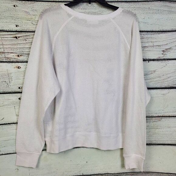 DKNY Sport NFL Broncos White Mesh Pullover Jersey Size L - Picture 4 of 6